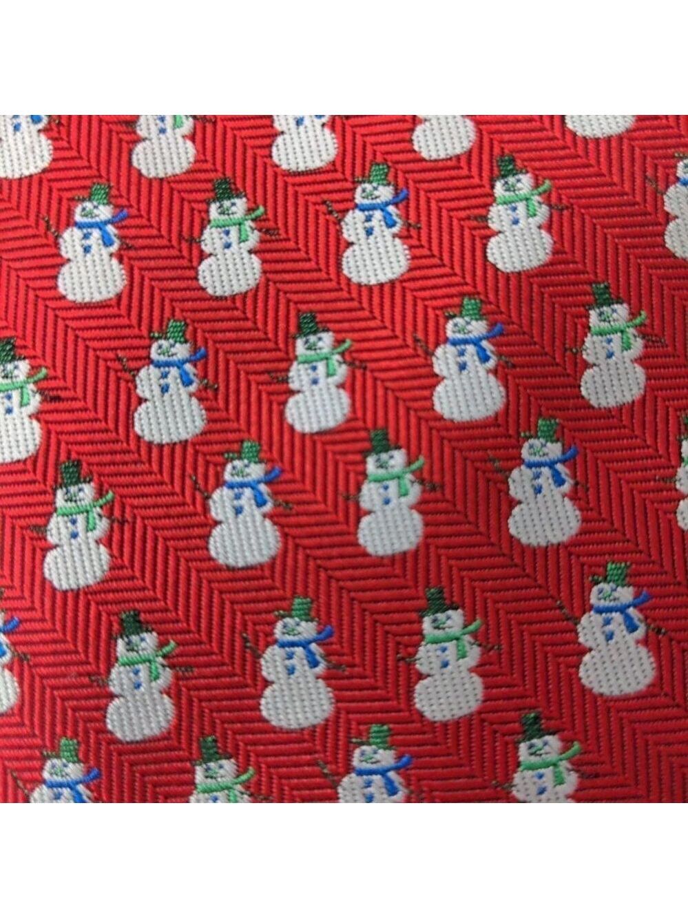 Hallmark Snowman All Over Print Necktie - Picture 2 of 7